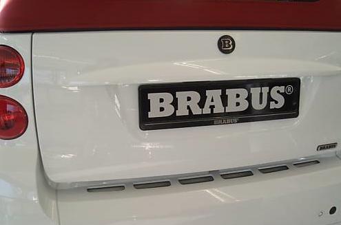License Plate Moulding Brabus