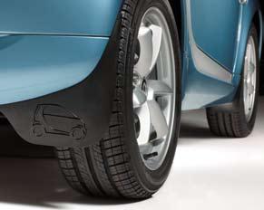 Mud flaps front ForTwo III G