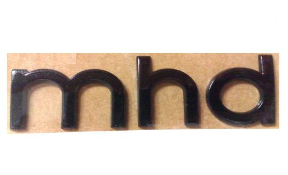 MHD Logo Negro Puerta Trasera